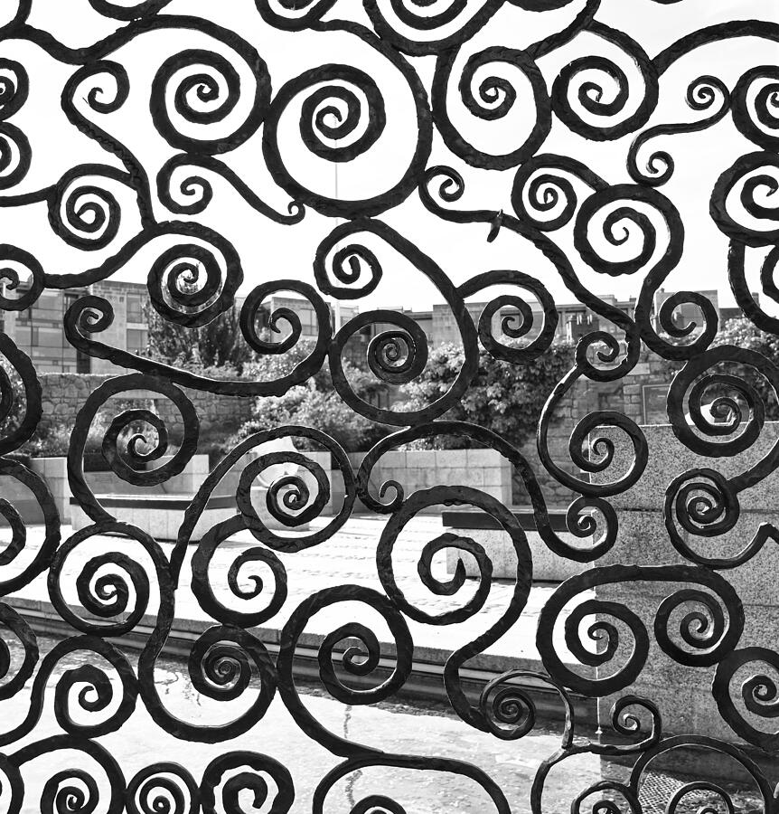 Coils Black And White Photograph by Edward Lee