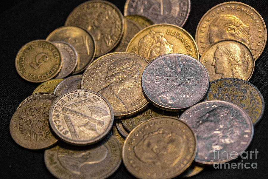 Coins of The World Photograph by Randy Steele