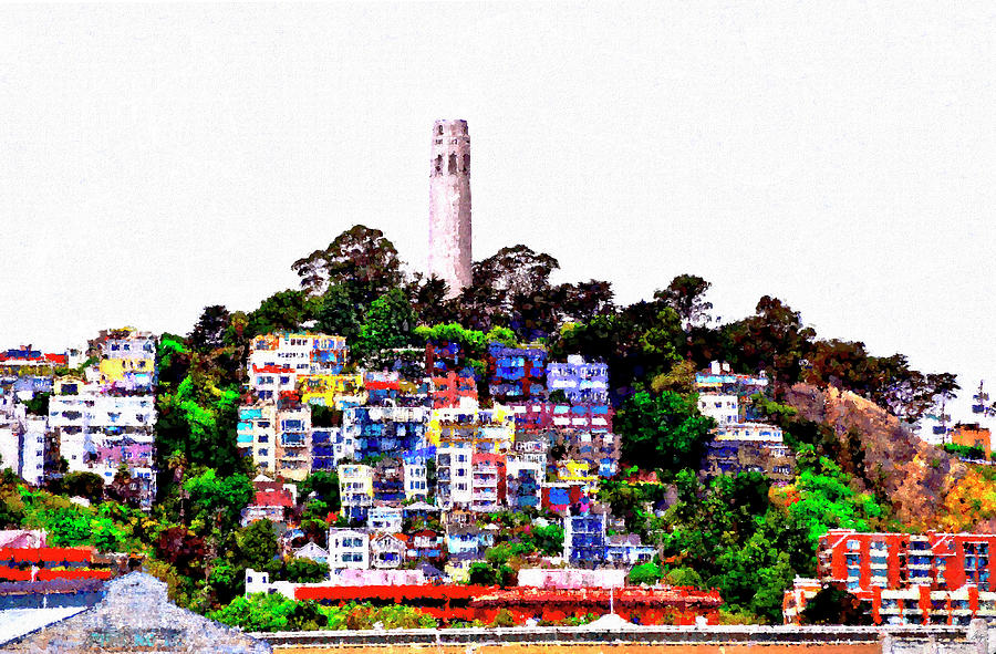 Coit Tower Impressions Photograph by Wayne King