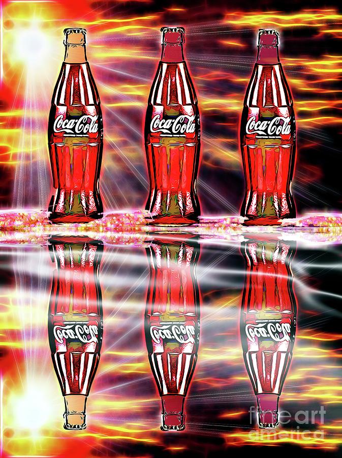 Coke Reflection Mixed Media by Daniel Janda - Fine Art America