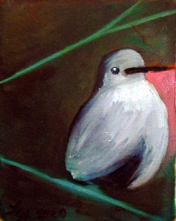 Cold Bird Painting by Loretta Nash