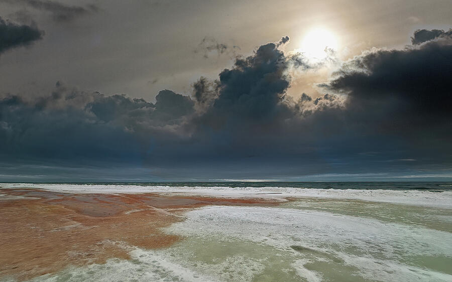 Cold Calm Of The Sea Jurmala  Photograph by Aleksandrs Drozdovs