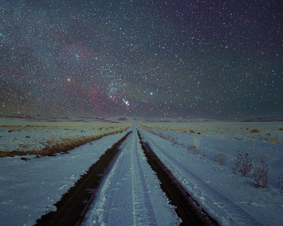 Cold Lonely Road to Orion Photograph by Mike Lee