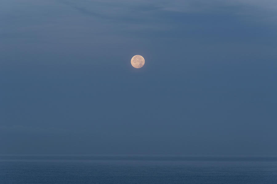Cold Moon  Early 12122019 Photograph