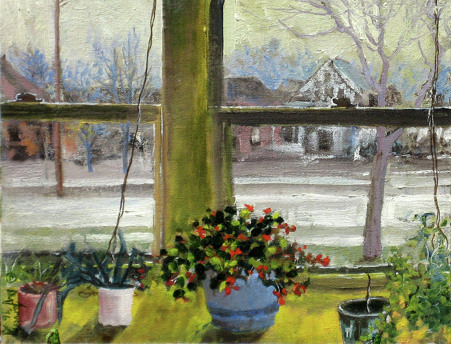 Cold Outside Painting by Douglas Jerving
