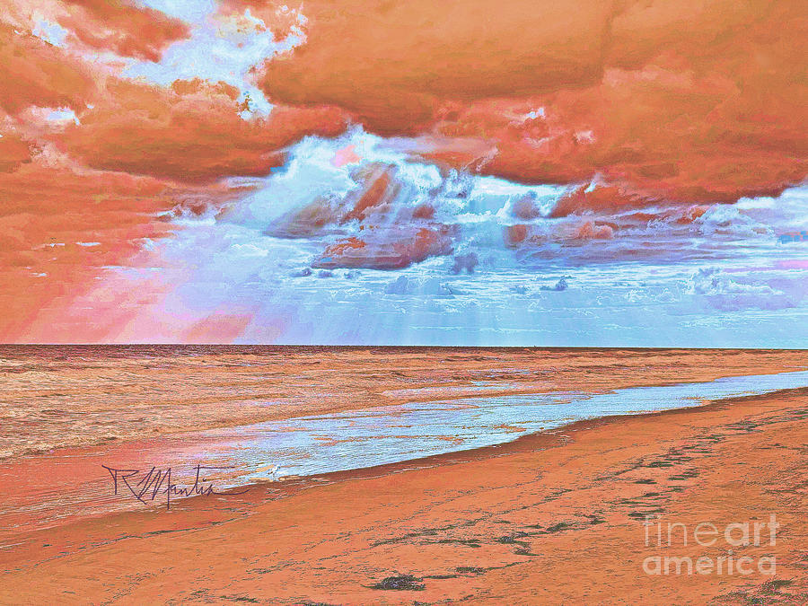 Cold Windy in Ponce Inlet Digital Art by Art Mantia