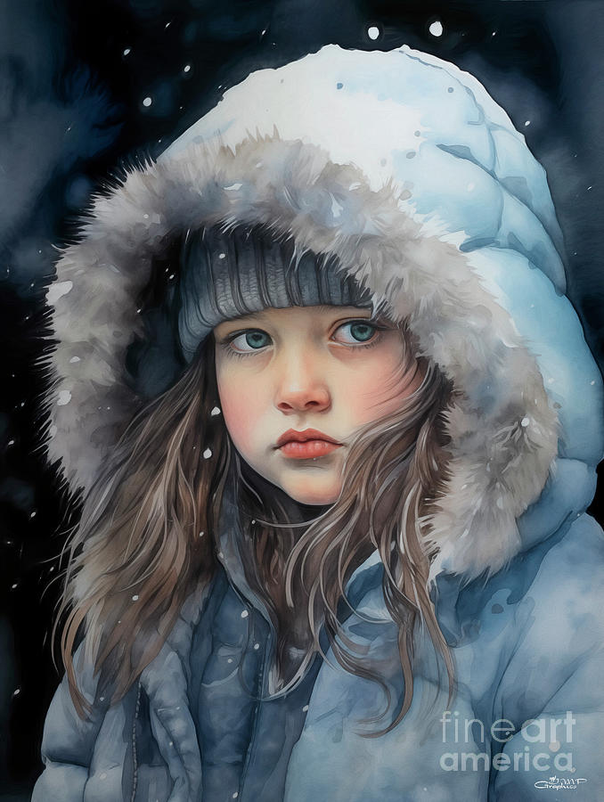 Cold Winter Digital Art by Jutta Maria Pusl