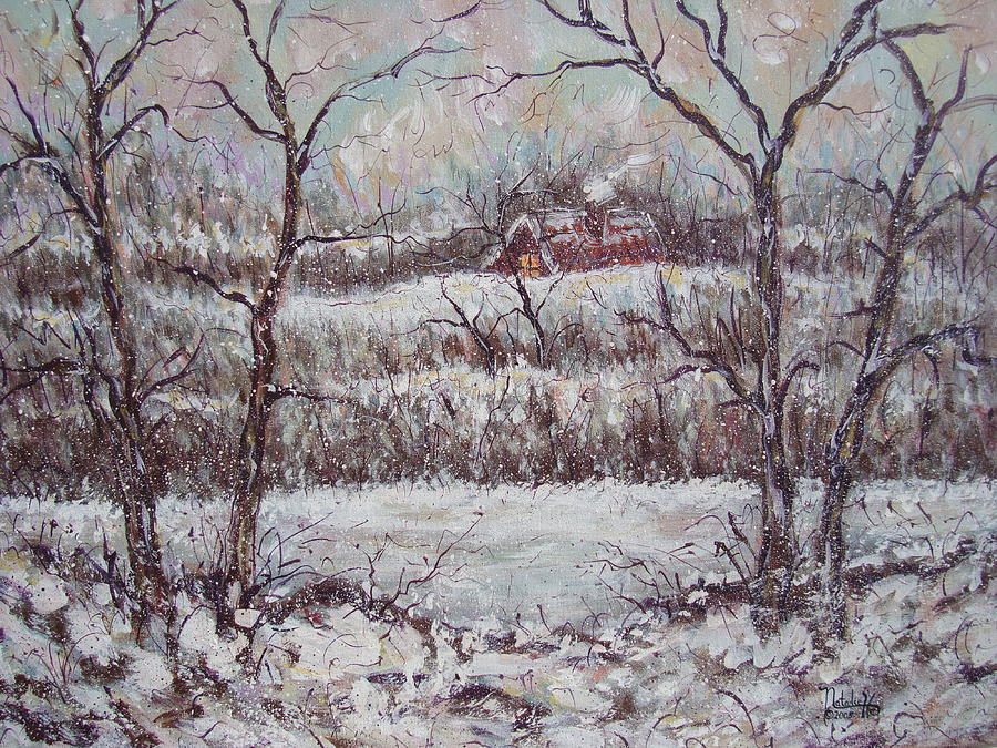 Cold Winter Painting by Natalie Holland