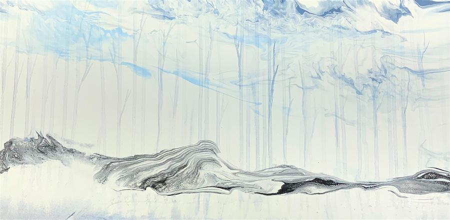 Cold Winter Painting by Soraya Silvestri