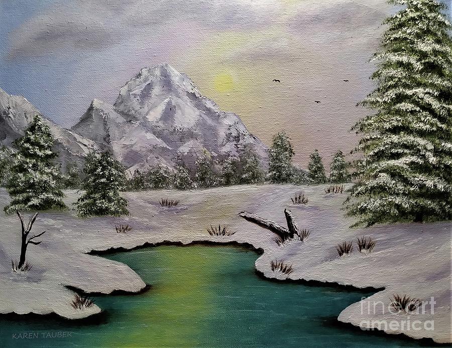 Cold Winters Day Painting