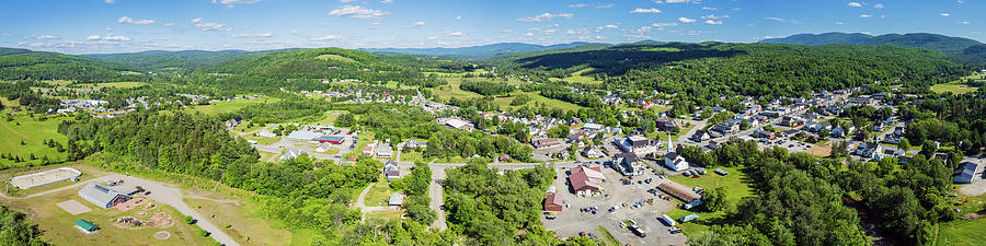 Colebrook, New Hampshire Panorama Photograph by John Rowe