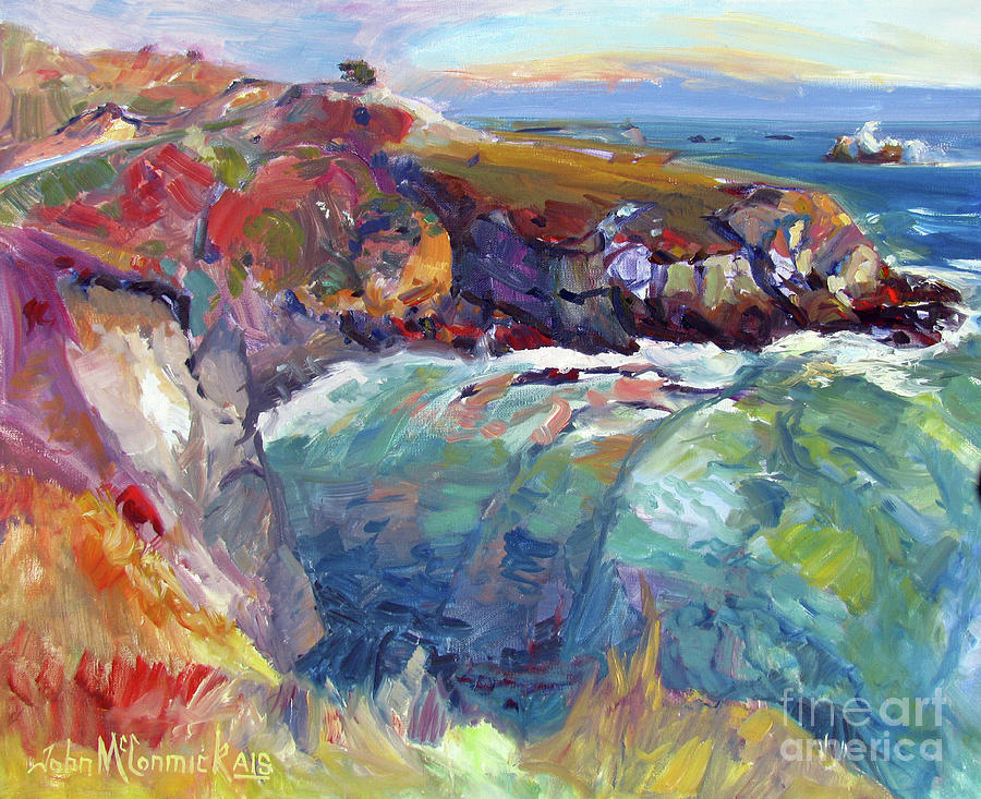 Colemans Gulch Painting by John McCormick
