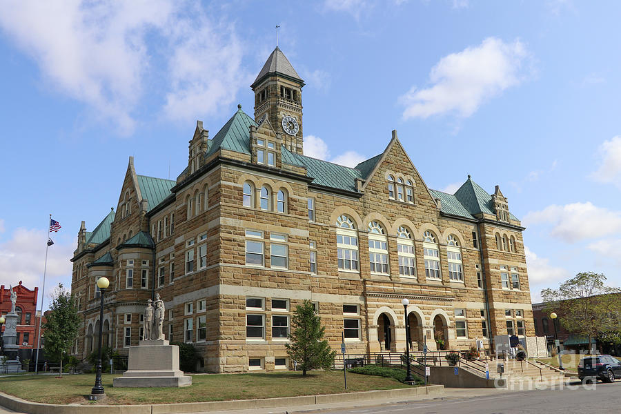 Coles County Courthouse in Charleston Illinois 4573 Photograph by Jack ...