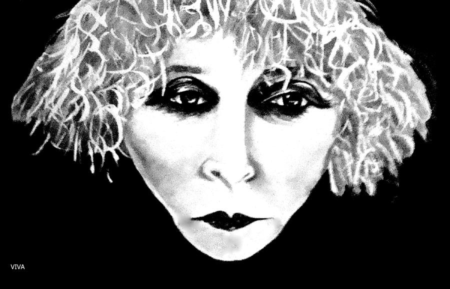 Colette -  B-w Photograph by VIVA Anderson