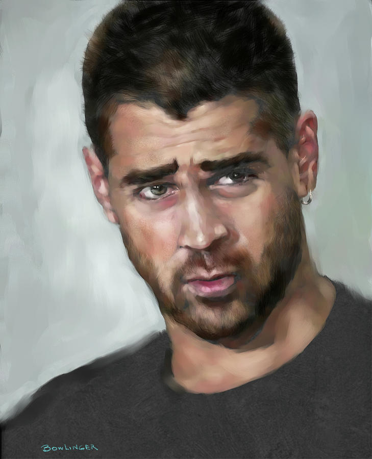 Colin Farrell Digital Art By Scott Bowlinger - Fine Art America