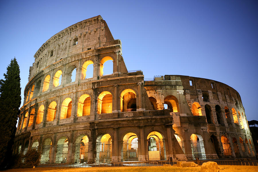 Coliseum by Night Photograph by Gianlucabartoli