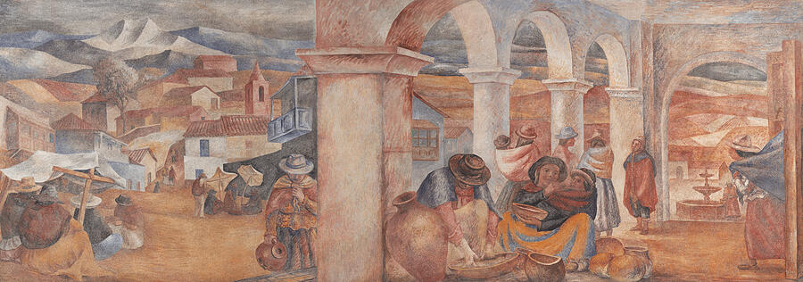 Colla Market or Andean Mountain Market - Antonio Berni Digital Art by Samuel HUYNH Colla Market or Andean Mountain Market - Antonio Berni Digital Art by Samuel HUYNH