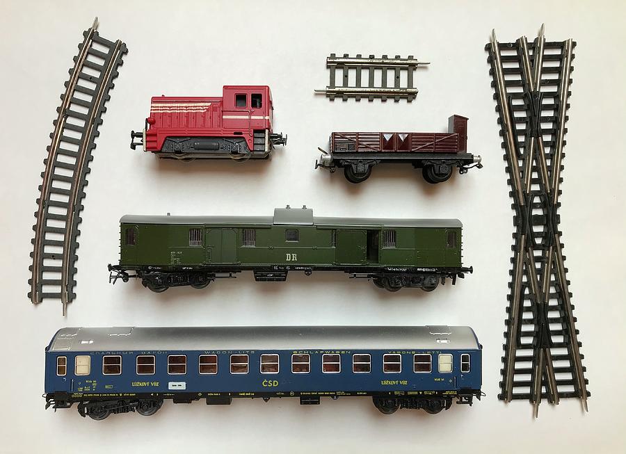 Collage of Railway Models Photograph by Jan Dolezal