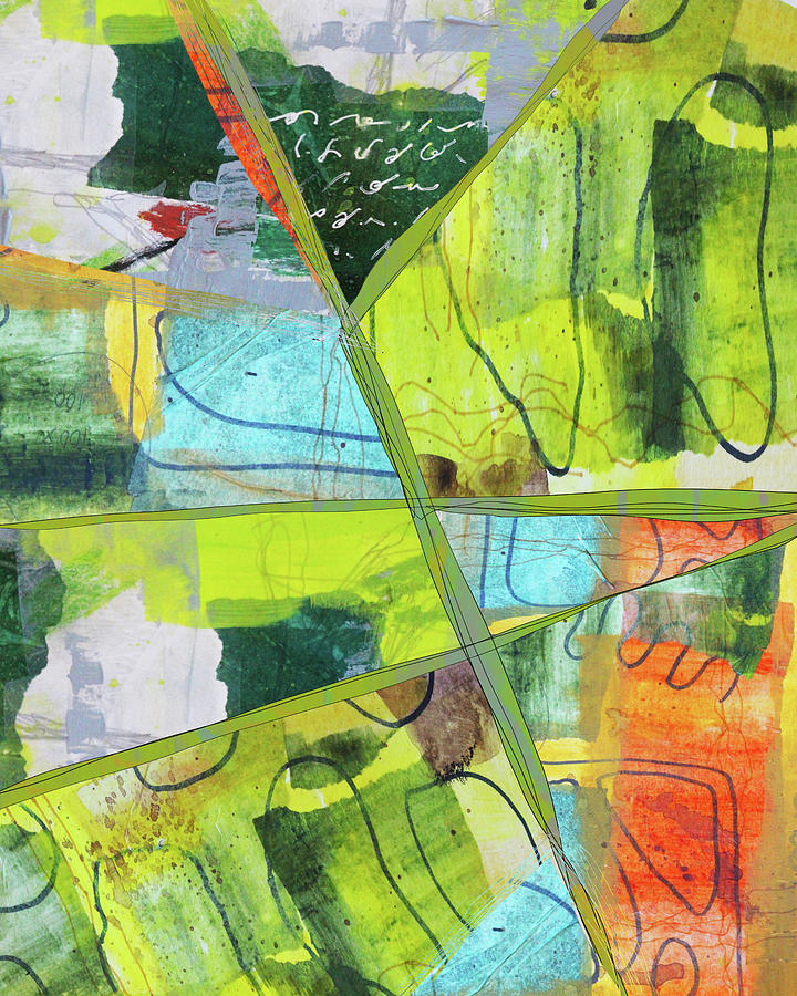 Collage Play Mixed Media by Nancy Merkle