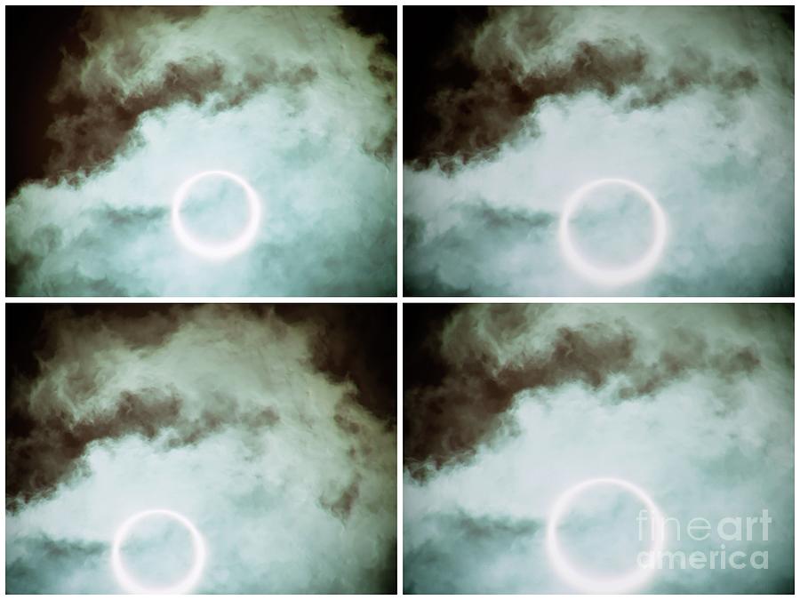 Collage Solar Eclipse 2023 Photograph