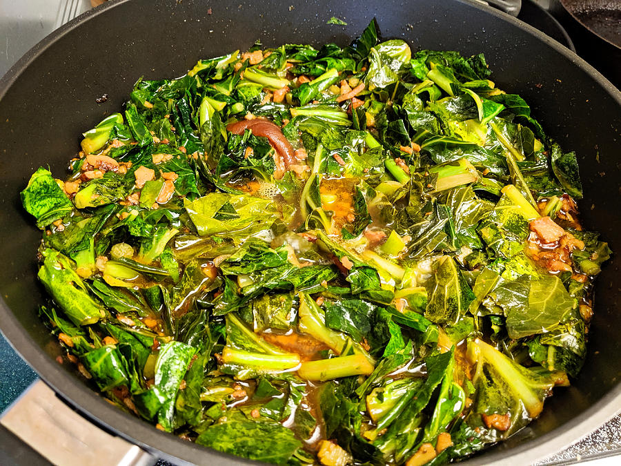 Collard greens Photograph by Photo by Cathy Scola
