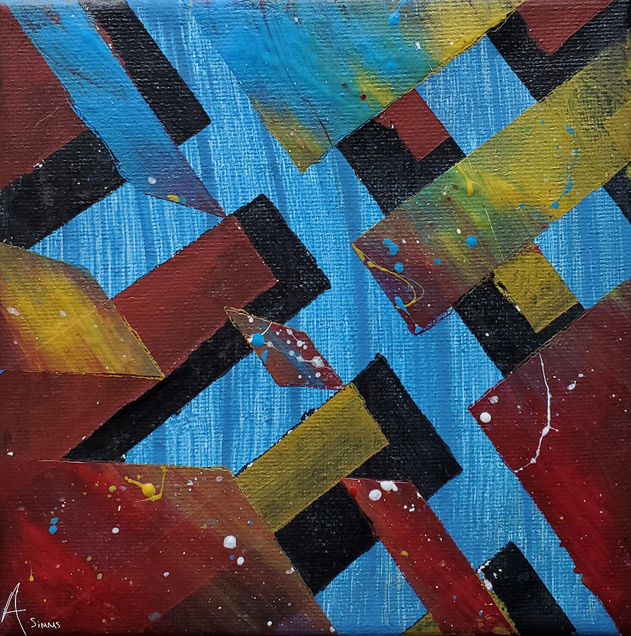 Collateral Abstract Painting by Ashontay Simms