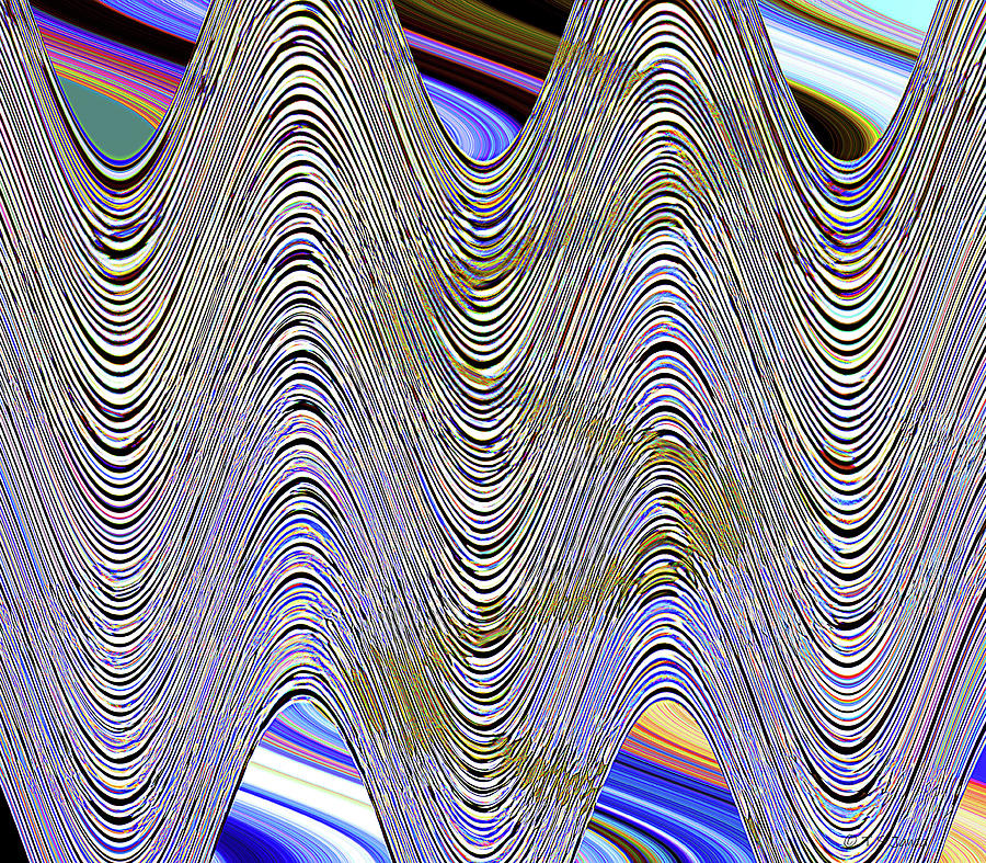 Collecting Waves At Tempe Town Lake Digital Art by Tom Janca