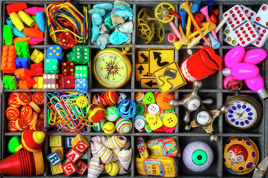 Collection Of Colorful Objects Photograph by Garry Gay