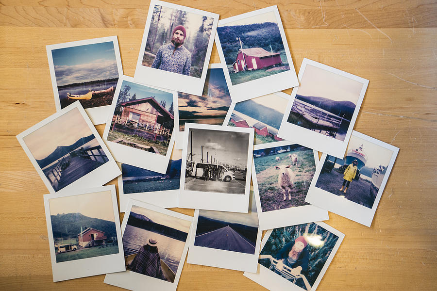Collection of travel instant photos Photograph by Westend61