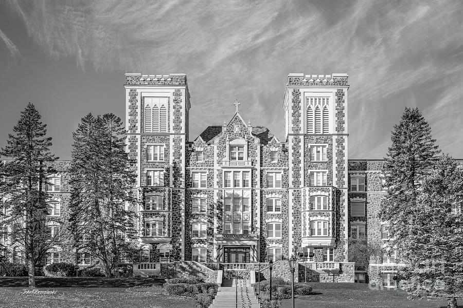 College of St. Scholastica Tower Hall Photograph by University Icons