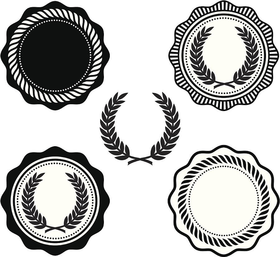 Collegiate seals Drawing by Nwinter