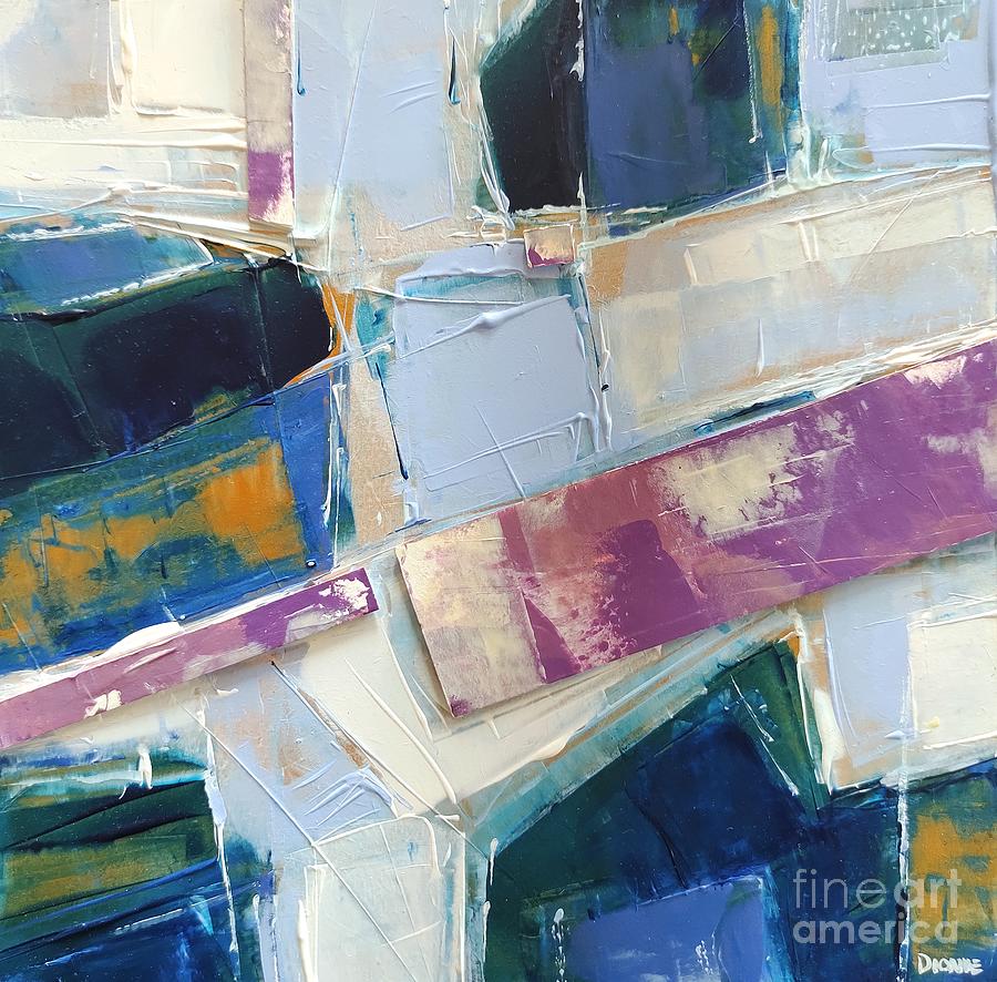 Abstract Painting - Collide  by Lisa Dionne