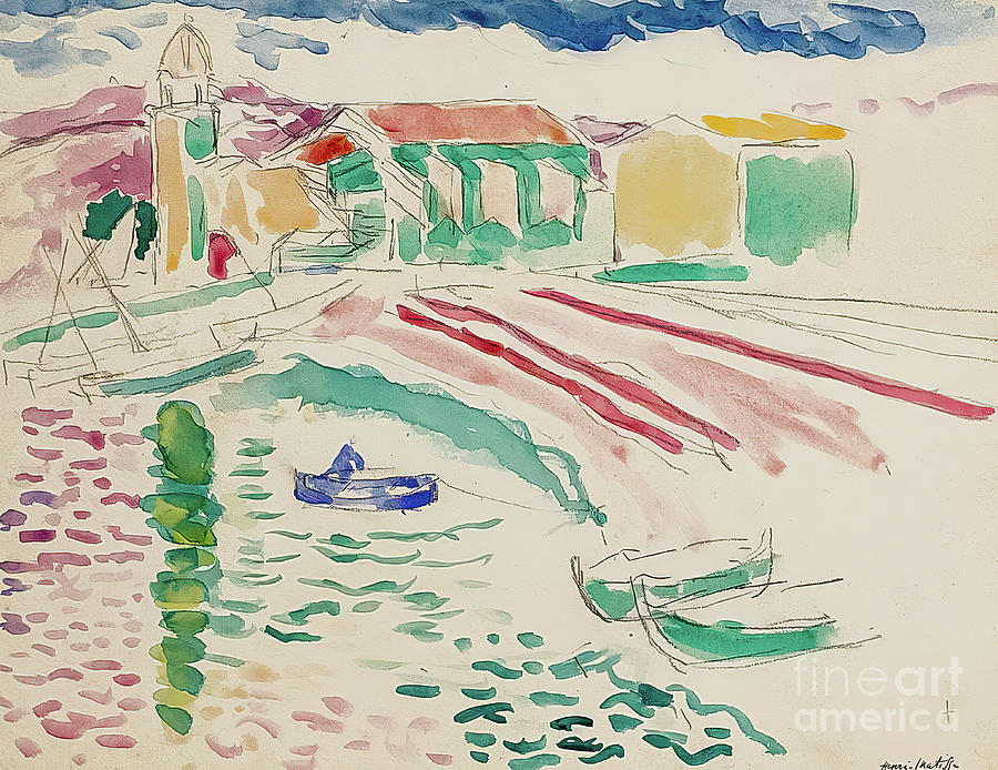 Collioure By Henri Matisse 1905 Painting