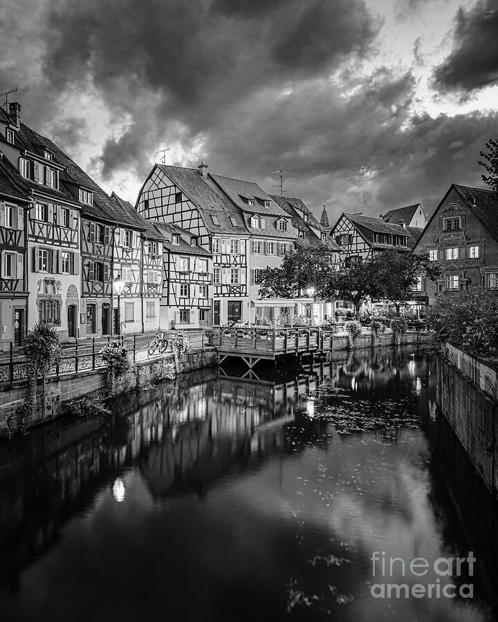 Colmar in Black and White Photograph by Henk Meijer Photography