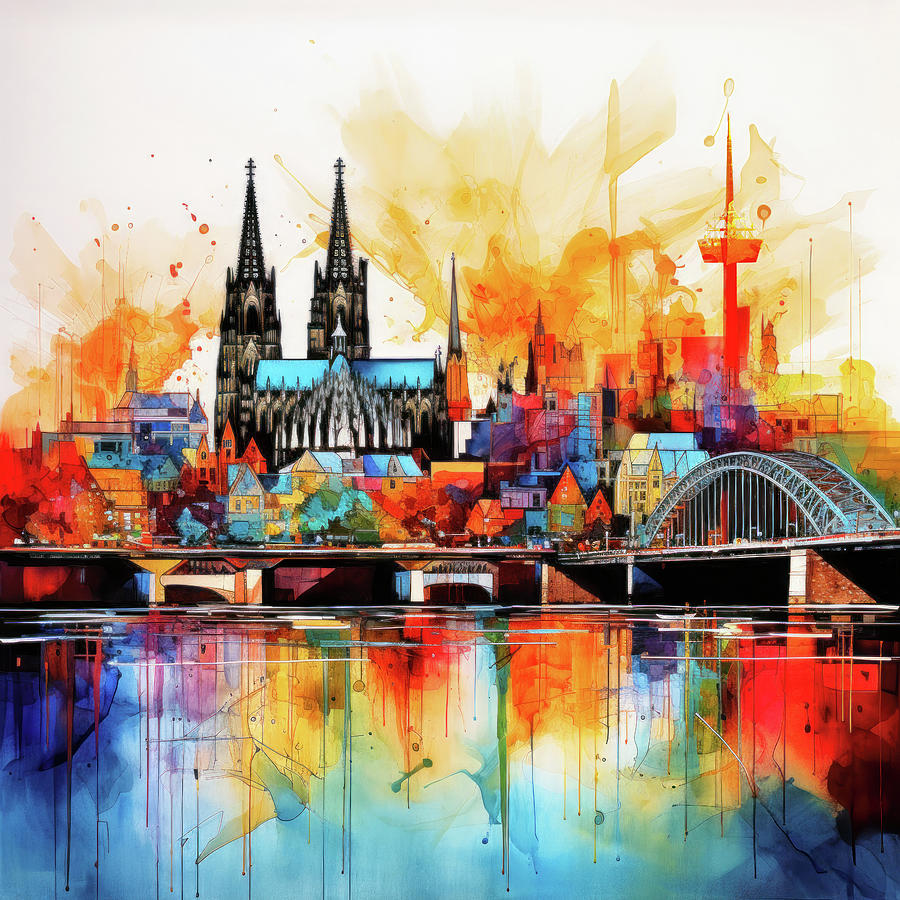 Cologne Digital Art by Imagine ART