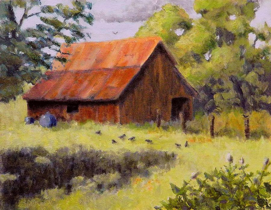 Coloma Barn II Painting by William Reed
