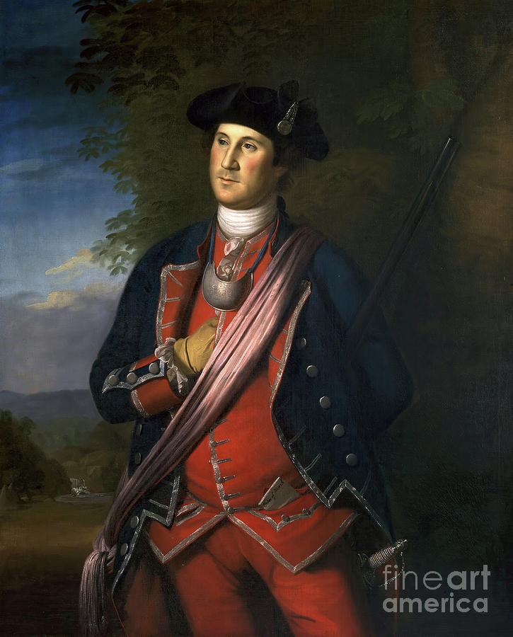 Colonel George Washington Painting