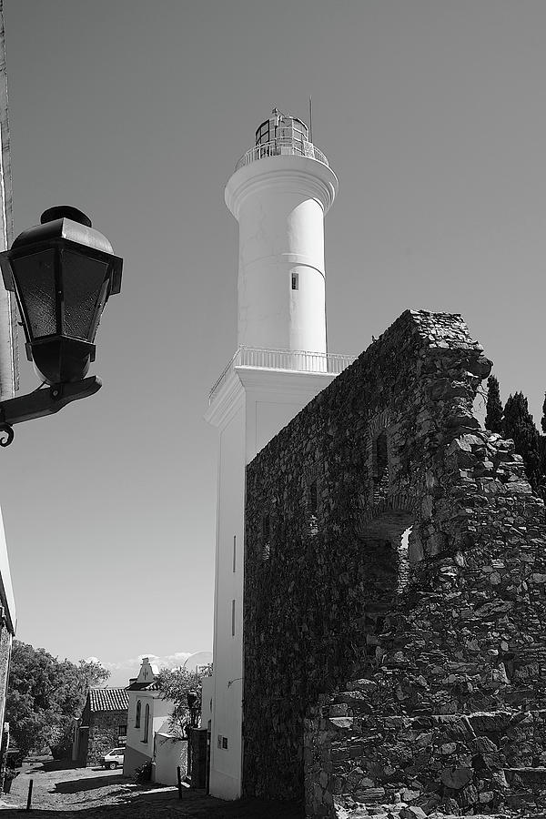 Architecture Photograph - Colonia del Sacramento Lighthouse 2 by Richard Reeve