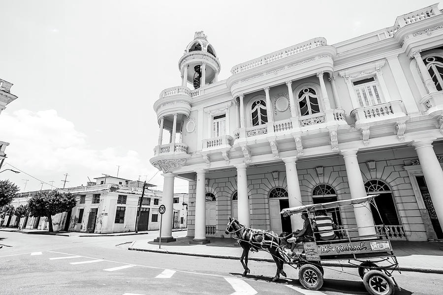 Colonial BnW photo. Cienfuegos. Cuba. Photograph by Lie Yim