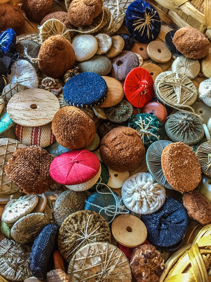 Buttons Photograph - Colonial Buttons by Jeremy Edsall Buttons Photograph - Colonial Buttons by Jeremy Edsall