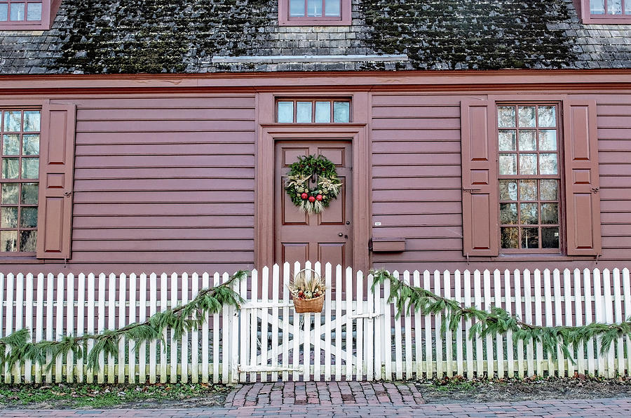 Colonial Christmas Photograph by Teresa Hughes
