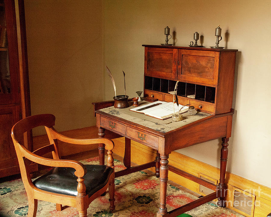 Colonial Desk and Chair Photograph by Ruth H Curtis | Pixels