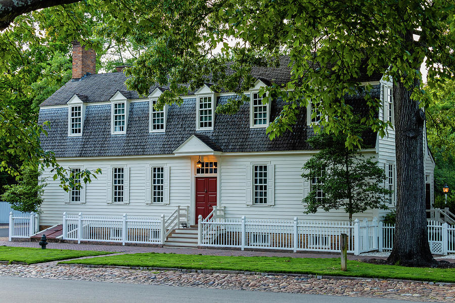 Colonial House In June Photograph