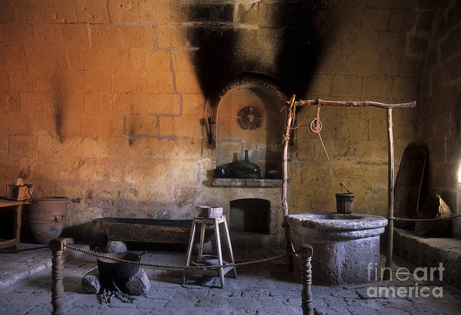 Still Life Photograph - Colonial kitches in Santa Catalina convent by James Brunker
