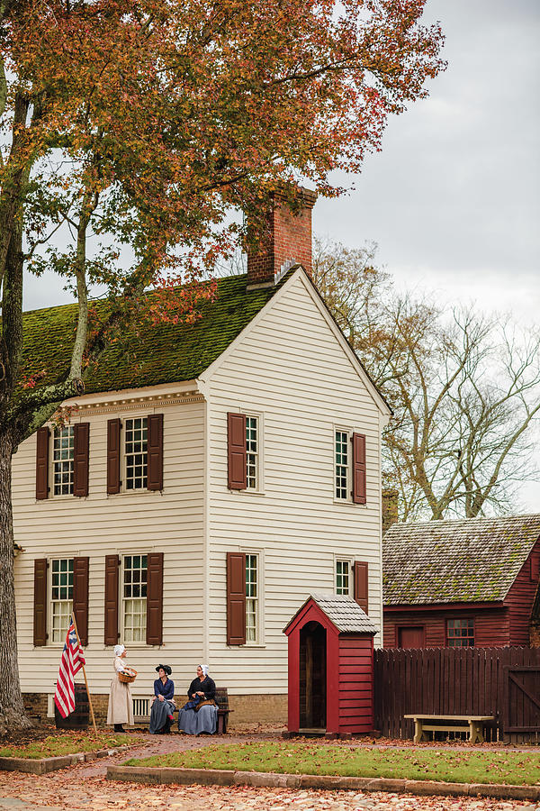 Colonial Ladies on a November Afternoon Photograph by Rachel Morrison