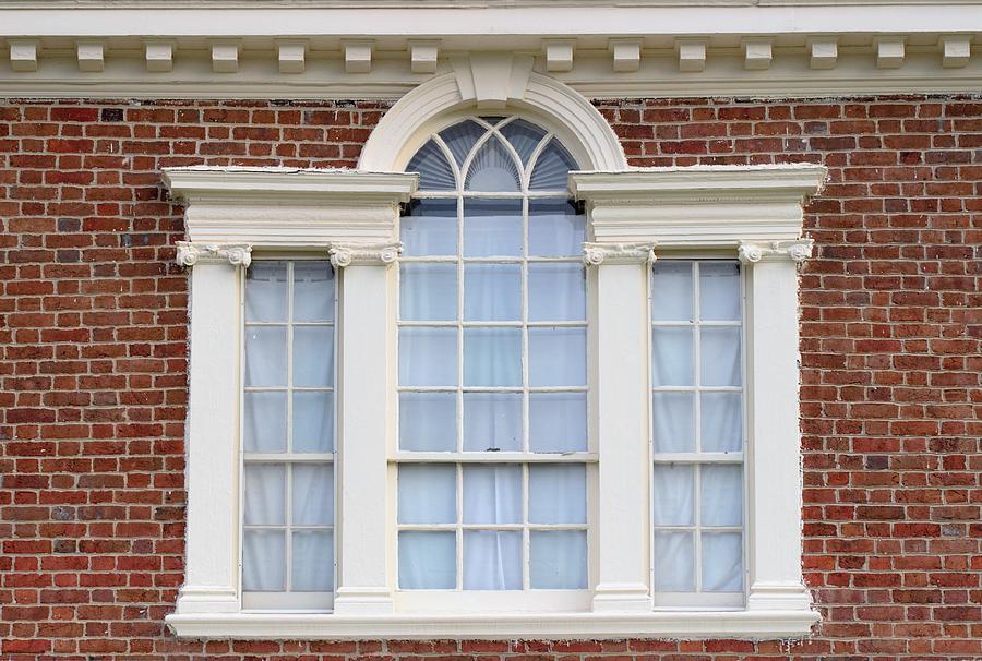 Colonial Mansion Window Photograph by Joseph Skompski