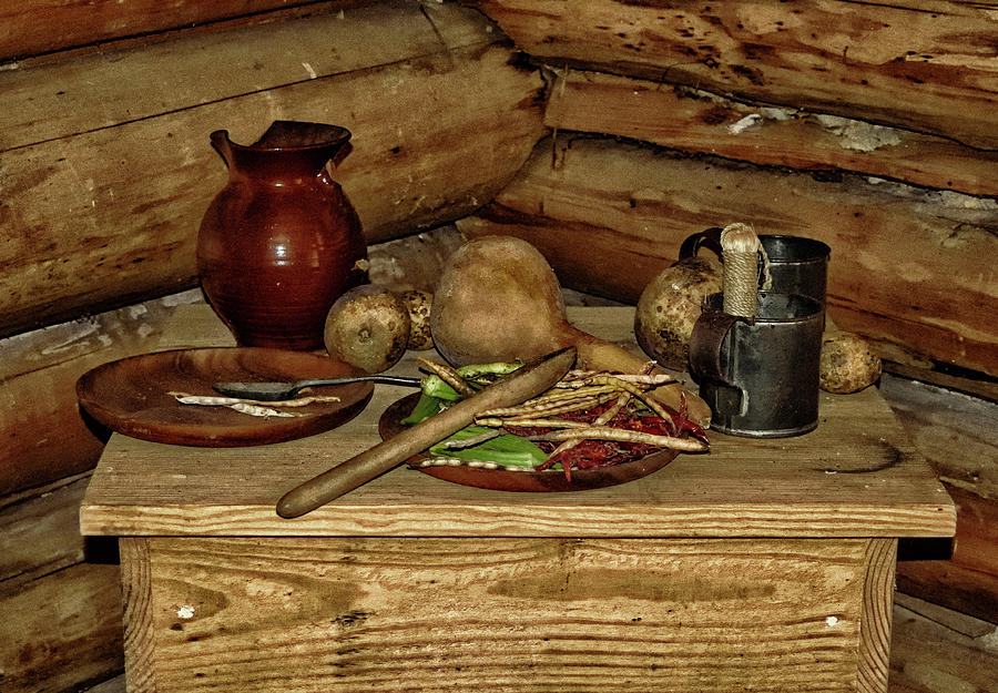 Colonial Meal Photograph by Karen Harrison Brown