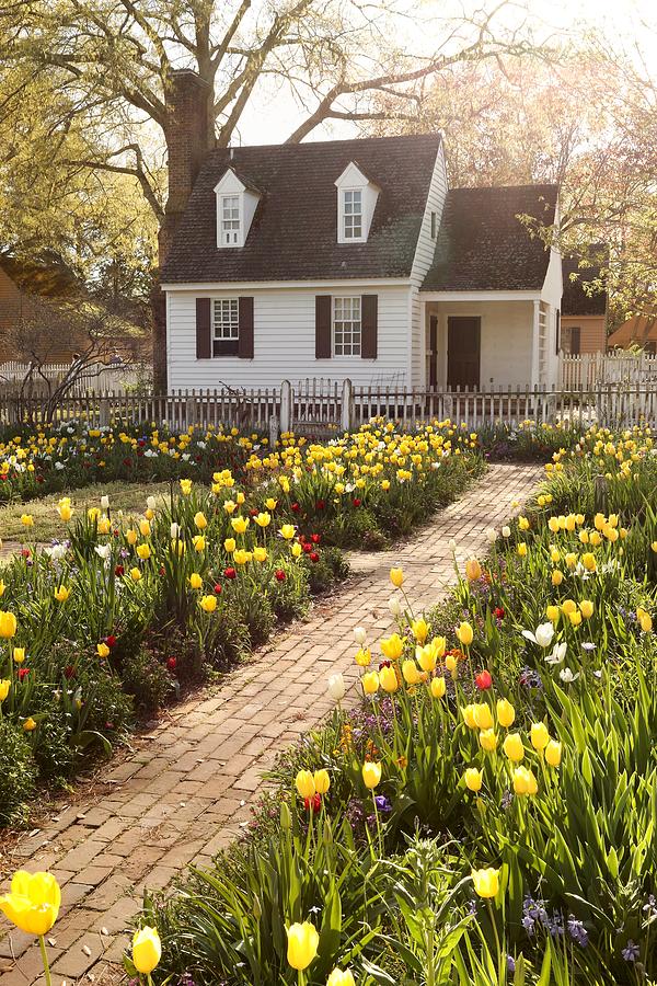 Colonial Spring Garden Photograph