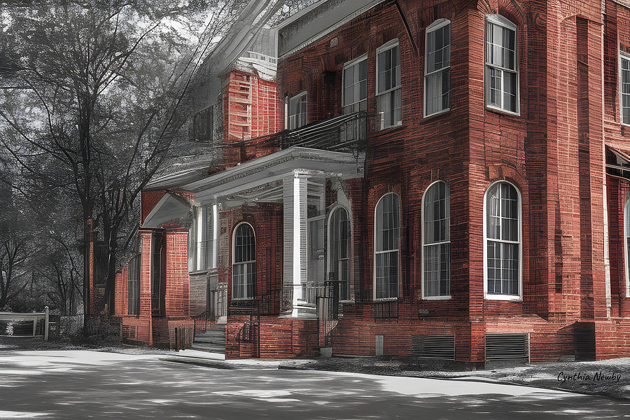 Colonial Style Building Digital Art by Cindy's Creative Corner - Fine ...