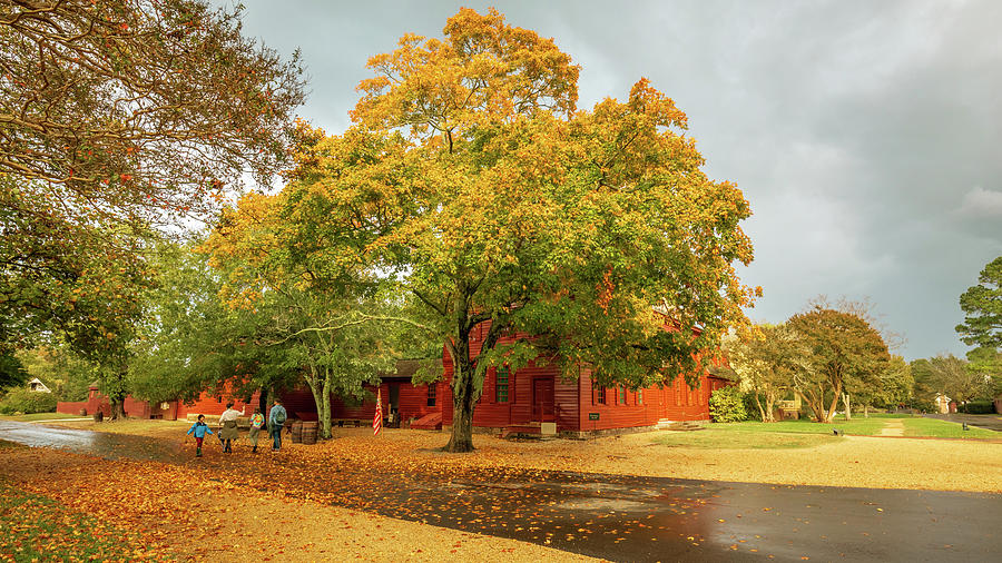 Colonial Williamsburg Autumn Walk Photograph by Rachel Morrison